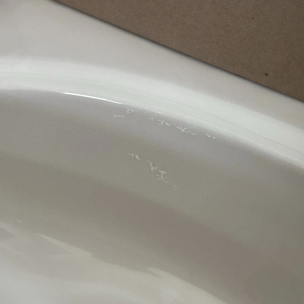 White Cultured Marble Vanity Top 19 In. X 25 In. Model Ww-1925